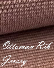 Ottoman Rib Jersey