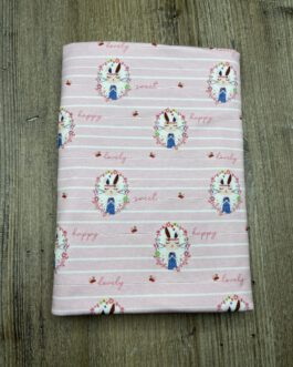 Jersey rosa mit Streifen und Hasen